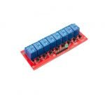 Red 8 Channel Relay Module 12V