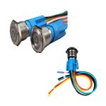 Công Tắc Led 16MM Xanh Dương
